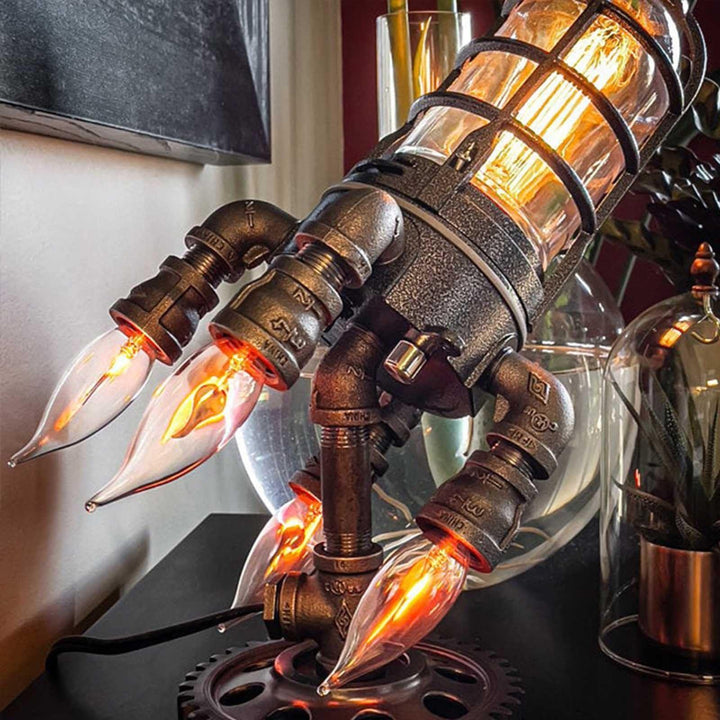 Rocket Ship Industrial Vintage Lamp | Kalsten
