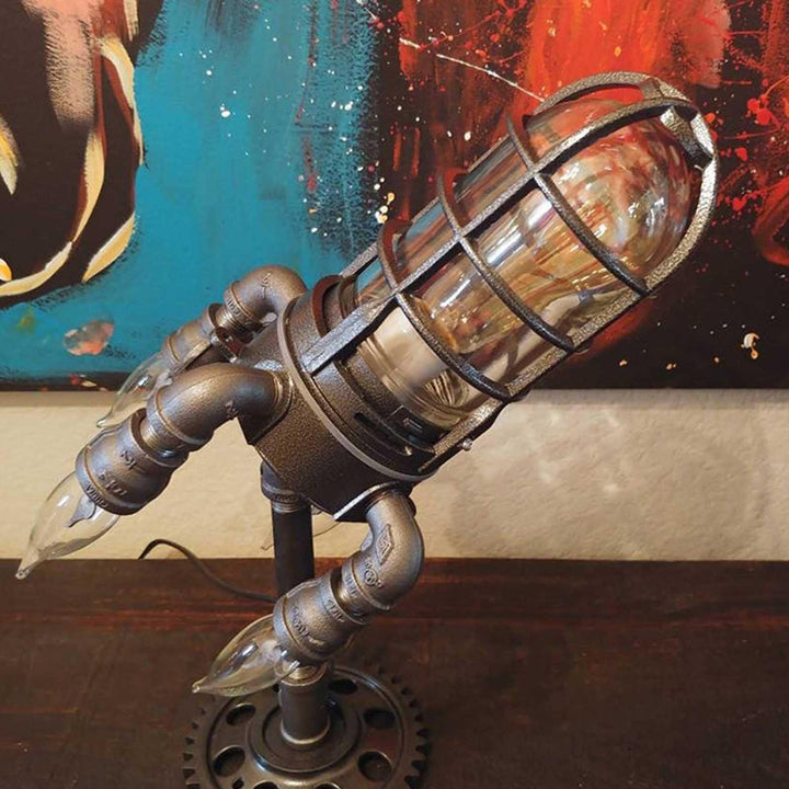 Rocket Ship Industrial Vintage Lamp | Kalsten
