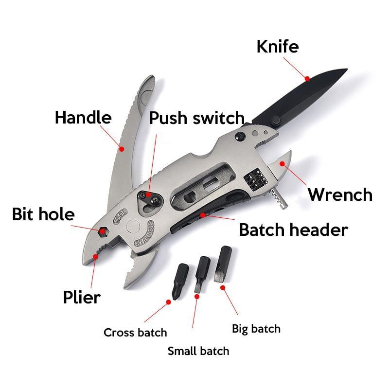9In1 Multifunctional Keychain Pocket Screwdriver Set | Kalsten