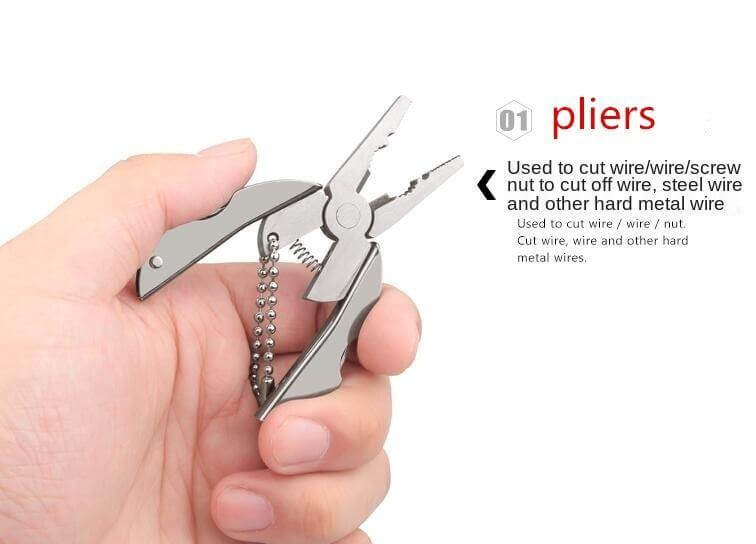 6in1 Foldable Travel Camping Keychain Tool Kit | Kalsten