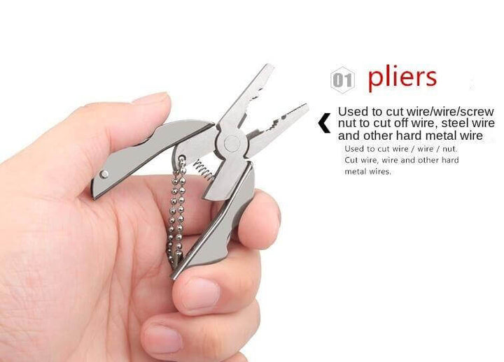 6in1 Foldable Travel Camping Keychain Tool Kit | Kalsten