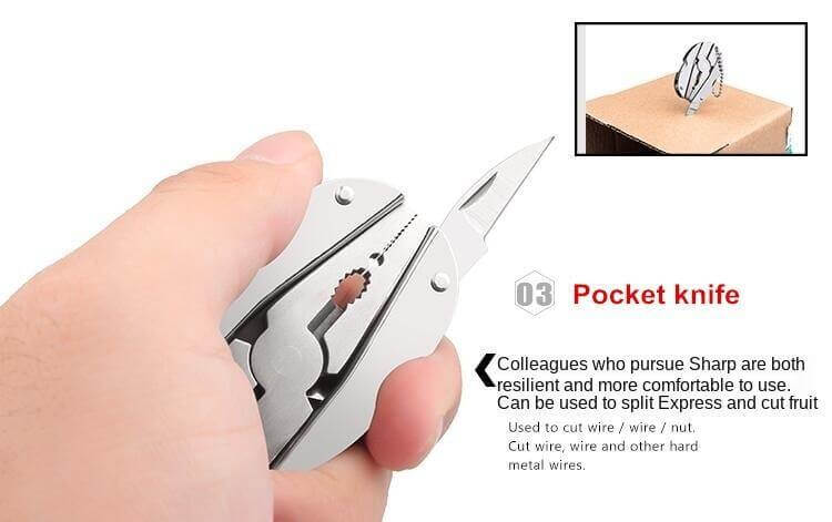 6in1 Foldable Travel Camping Keychain Tool Kit | Kalsten
