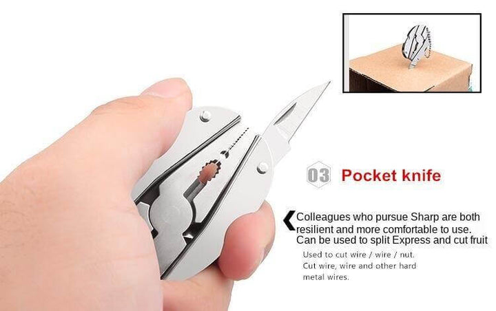 6in1 Foldable Travel Camping Keychain Tool Kit | Kalsten