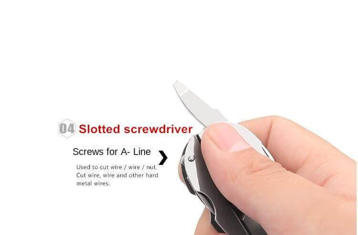 6in1 Foldable Travel Camping Keychain Tool Kit | Kalsten