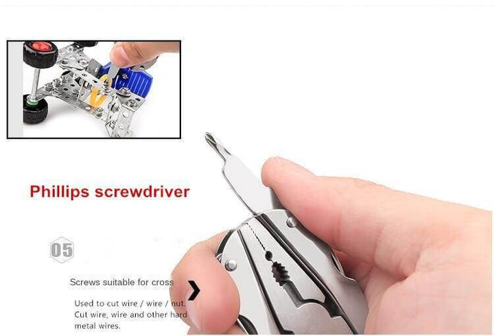 6in1 Foldable Travel Camping Keychain Tool Kit | Kalsten