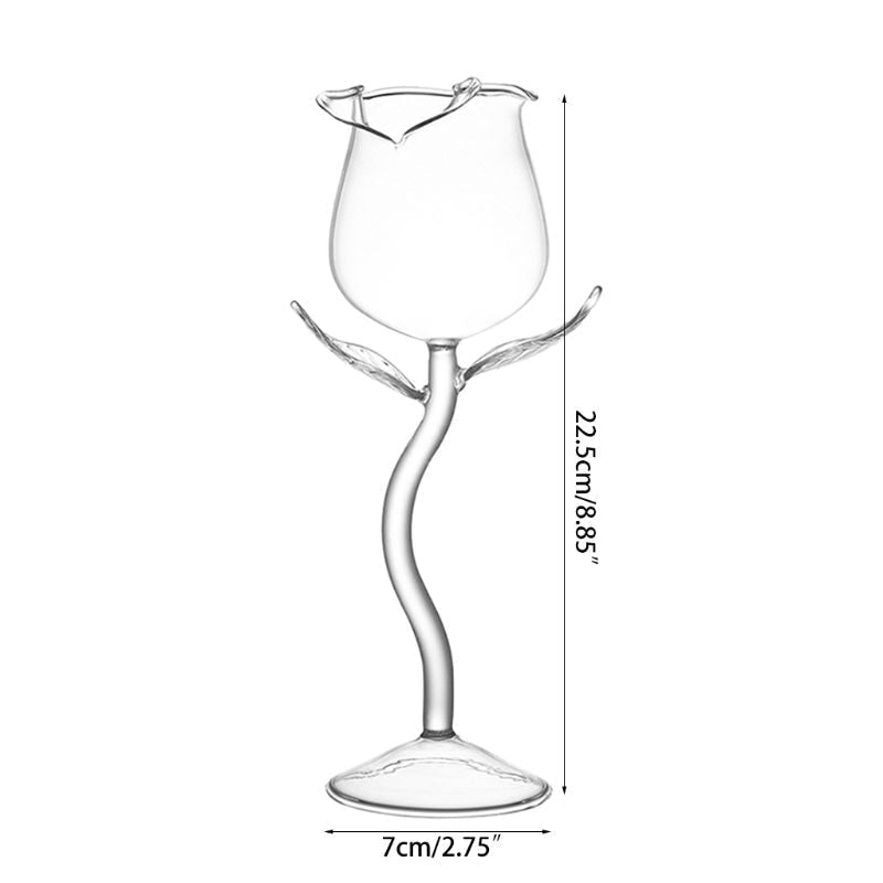 Kalsten | Fancy Rose Wine Glass