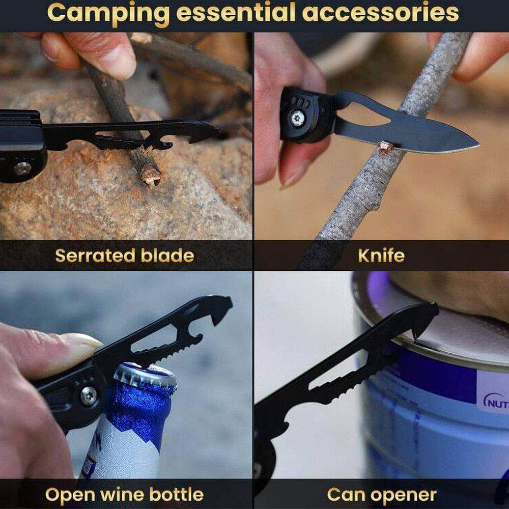 14in1 Portable Stainless Steel Outdoor Tool | Kalsten