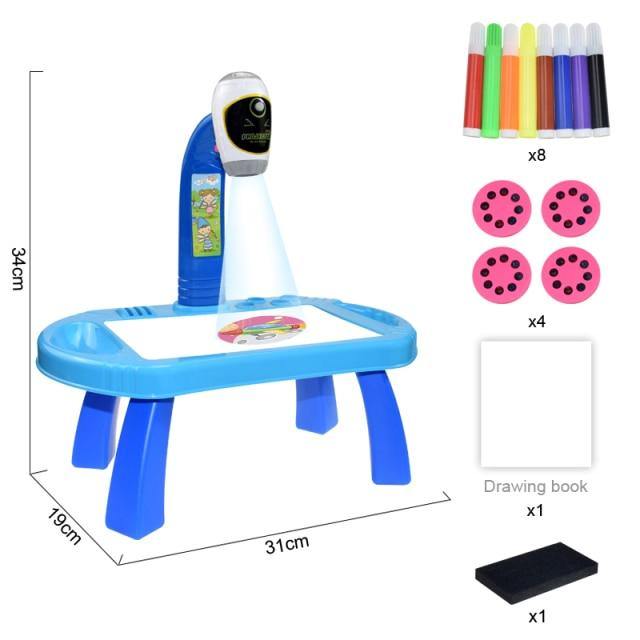 Educational Kids Art Drawing Projector Table | Kalsten