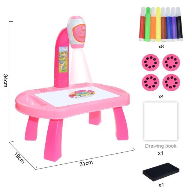Educational Kids Art Drawing Projector Table | Kalsten