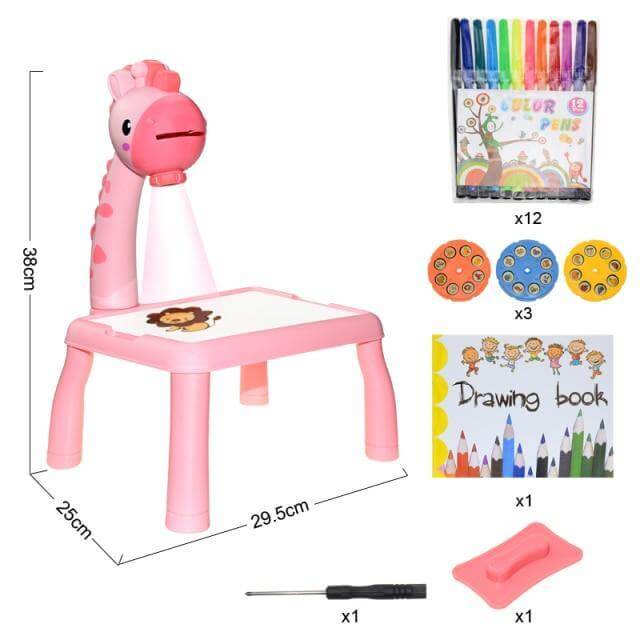 Educational Kids Art Drawing Projector Table | Kalsten