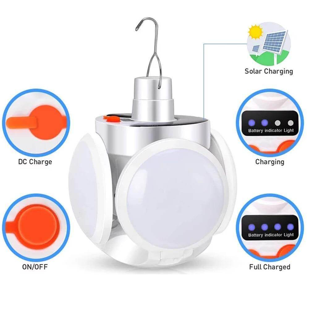 Waterproof Rechargeable Solar Camping Lamp | Kalsten