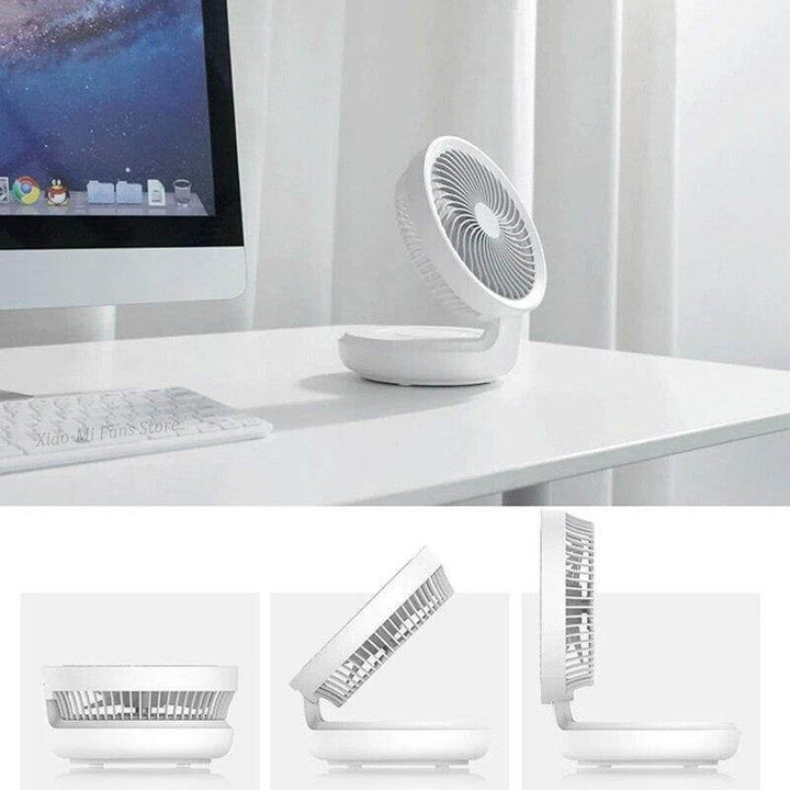 Rechargeable Foldable Wireless Fan Night lamp | Kalsten