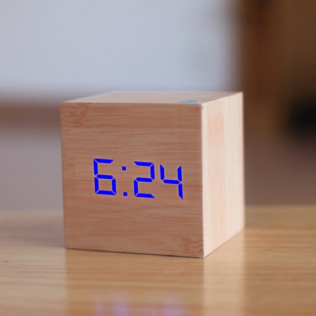 Digital square LED clock | Kalsten