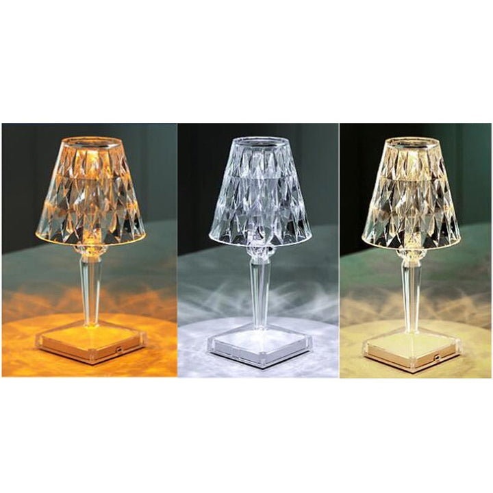 Diamond Acrylic Table Lamp | Kalsten