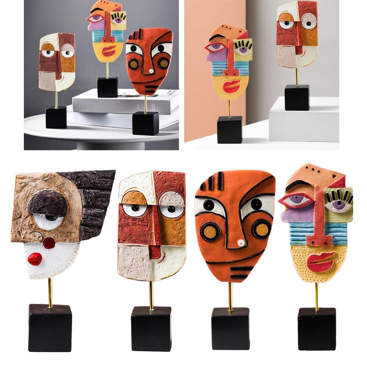 BowLift | Abstract Pop Art Face Home Sculpture