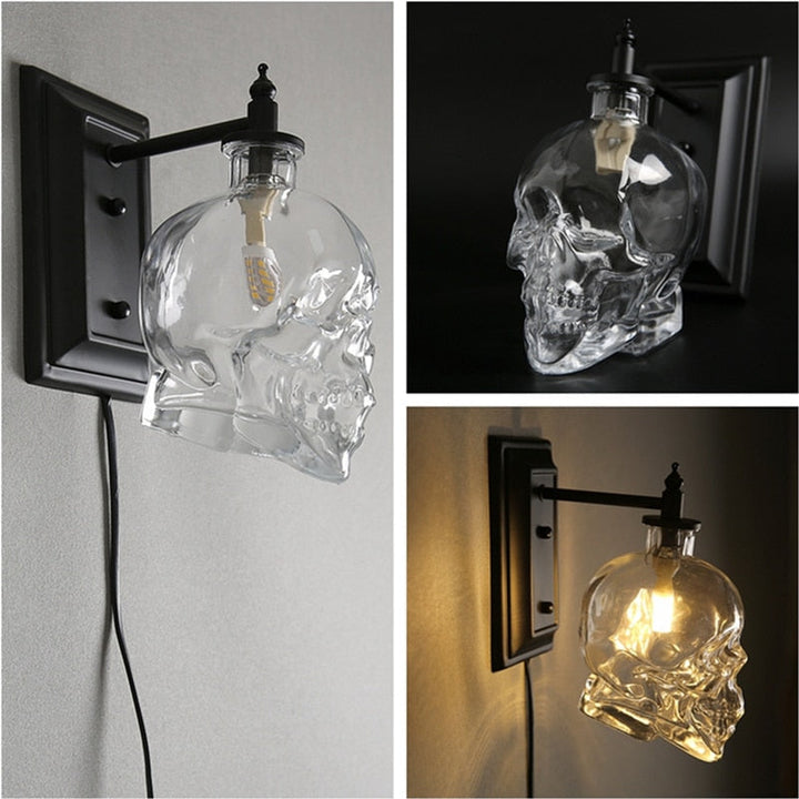 Retro Skull Glass Pendant Light | Kalsten