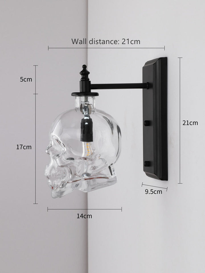 Retro Skull Glass Pendant Light | Kalsten