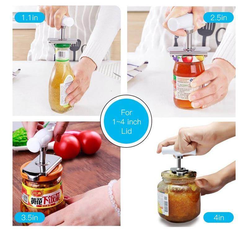 Kalsten | Adjustable Stainless Steel Easy Jar Opener