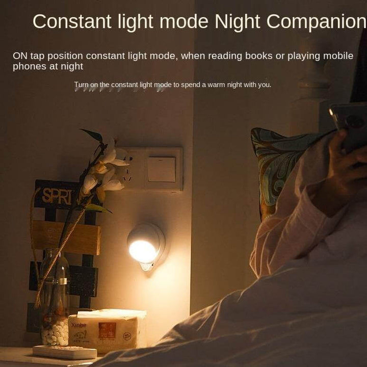360 Rotating Water Drop Body Sensing Rechargeable Lamp | Kalsten