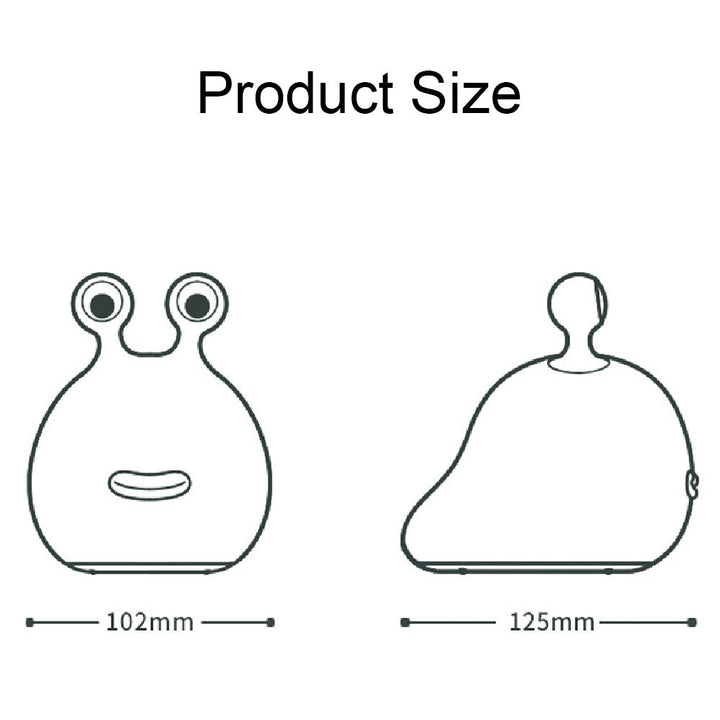 Led Cute Slug Touch Night Lamp | Kalsten