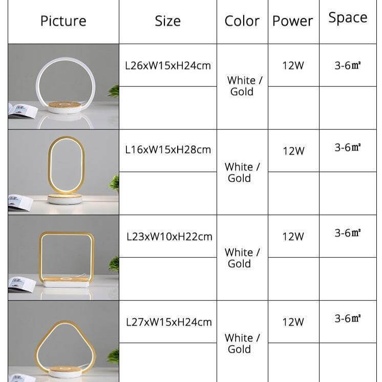 Elegant Nordic Touch LED Table Lamp | Kalsten