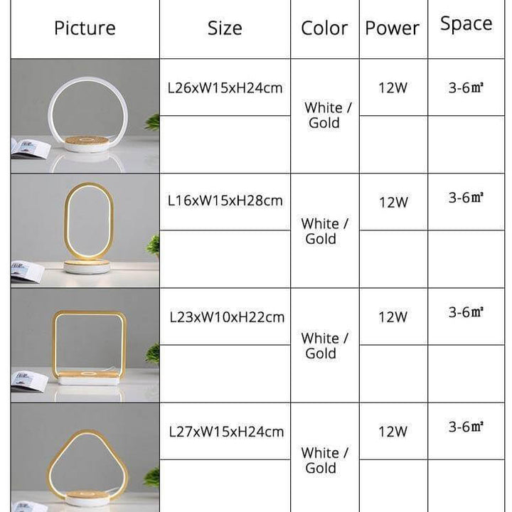 Elegant Nordic Touch LED Table Lamp | Kalsten