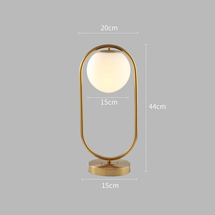 Modern Glass Ball Table Lamp | Kalsten