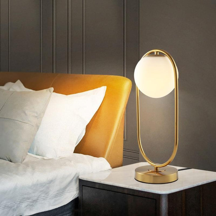 Modern Glass Ball Table Lamp | Kalsten