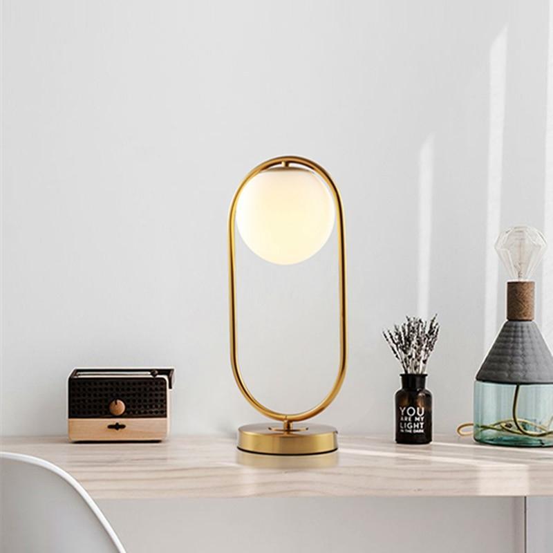 Modern Glass Ball Table Lamp | Kalsten