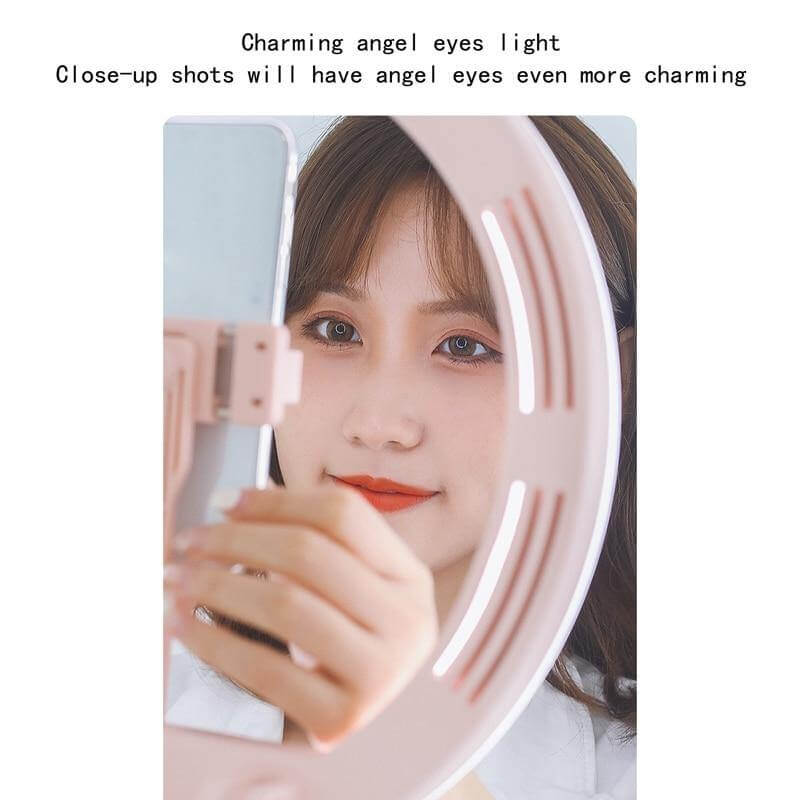 3 Modes Dimmable Foldable LED Selfie Round Light | Kalsten