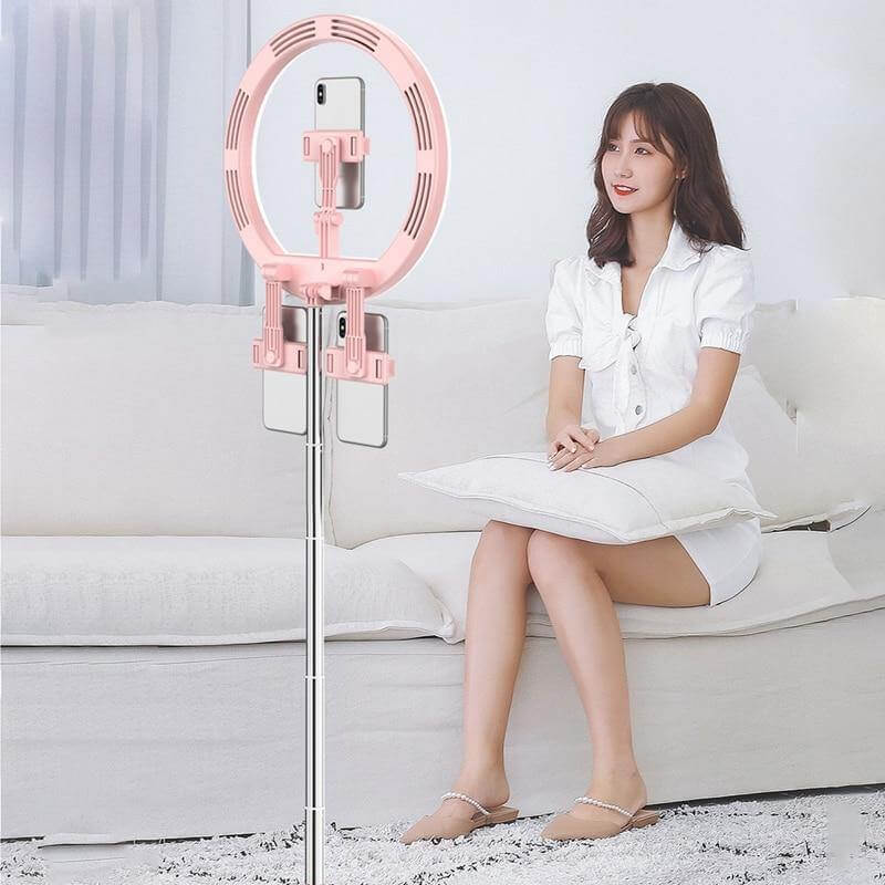 3 Modes Dimmable Foldable LED Selfie Round Light | Kalsten