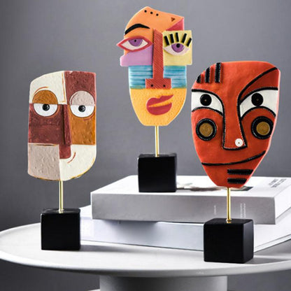 BowLift | Abstract Pop Art Face Home Sculpture