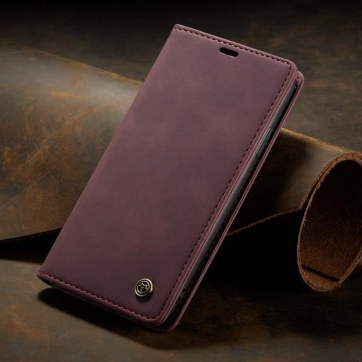 Kalsten | Magnetic Flip Wallet Case for iPhone