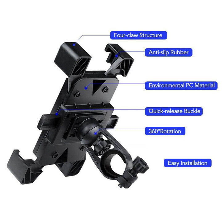 Adjustable 360 Automatic Bike Phone Holder | Kalsten