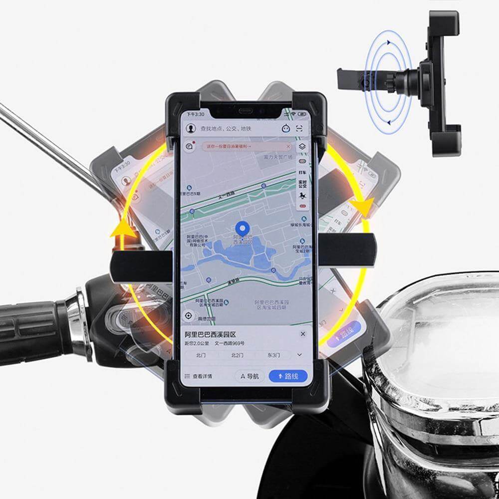 Adjustable 360 Automatic Bike Phone Holder | Kalsten