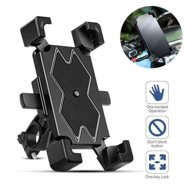 Adjustable 360 Automatic Bike Phone Holder | Kalsten