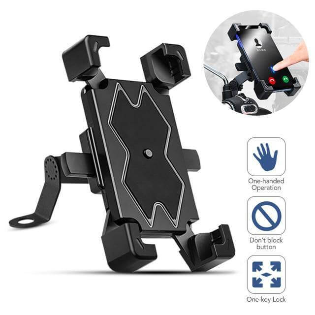 Adjustable 360 Automatic Bike Phone Holder | Kalsten