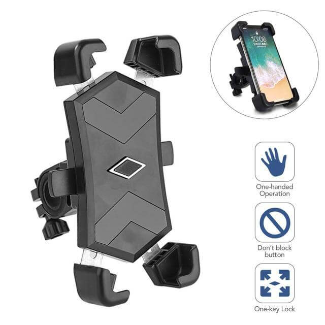 Adjustable 360 Automatic Bike Phone Holder | Kalsten