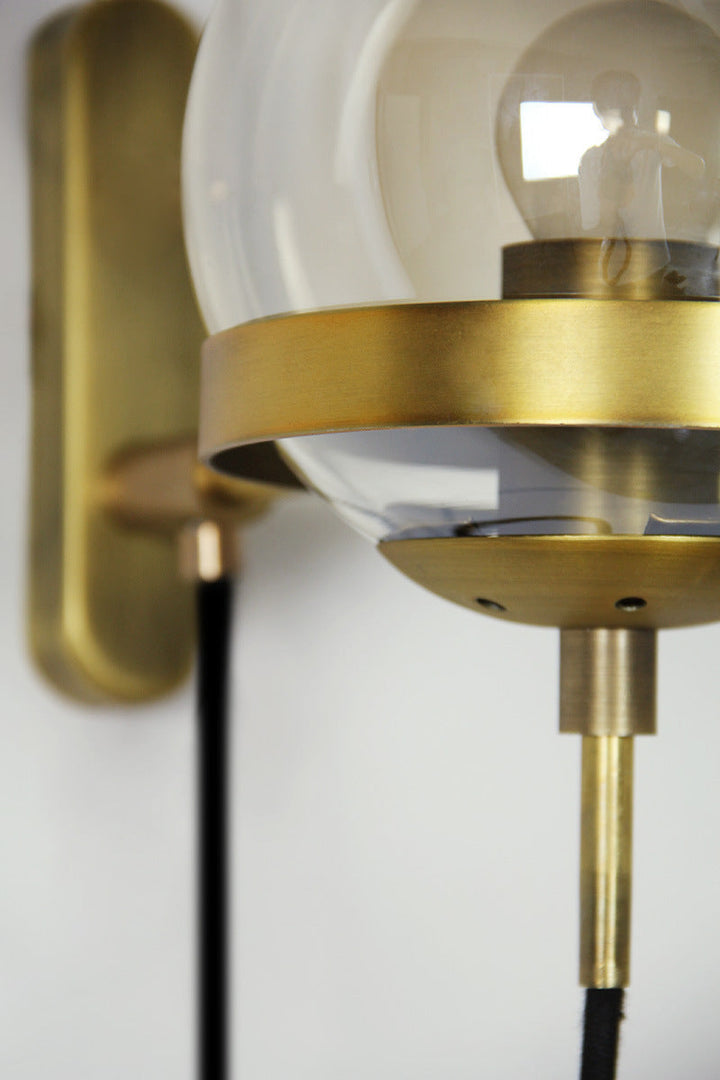 Elegant Retro Wall Glass Ball Lamp | Kalsten