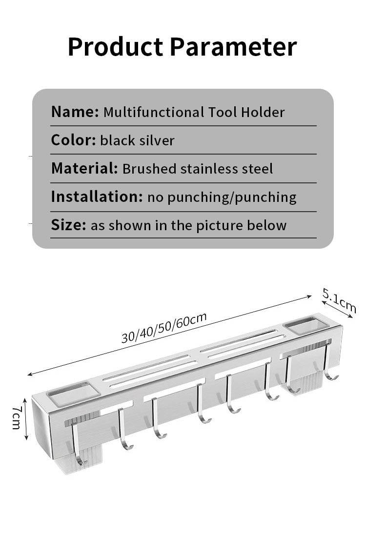 Kalsten | Punch-free Kitchen Tableware Storage Rack