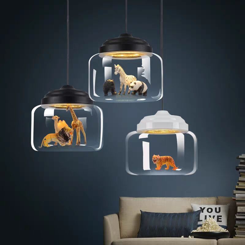 Modern Nordic Minimalist Glass Lampshade Pendant Lamp | Kalsten