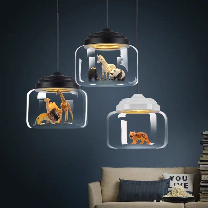 Modern Nordic Minimalist Glass Lampshade Pendant Lamp | Kalsten