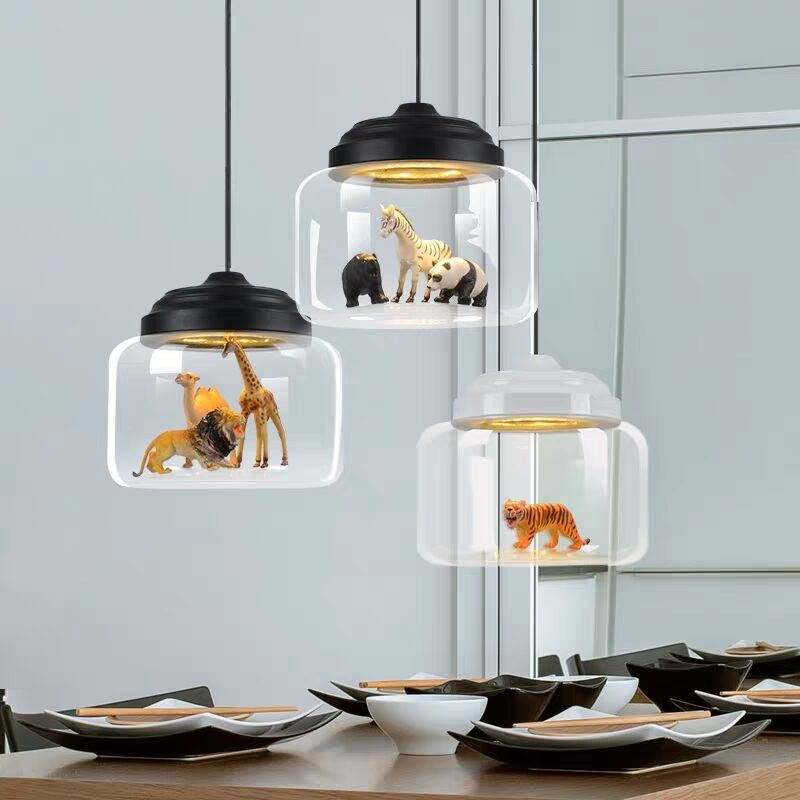 Modern Nordic Minimalist Glass Lampshade Pendant Lamp | Kalsten