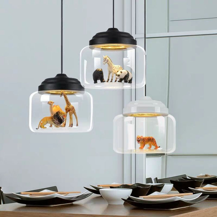 Modern Nordic Minimalist Glass Lampshade Pendant Lamp | Kalsten