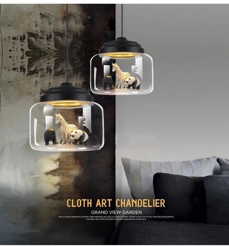 Modern Nordic Minimalist Glass Lampshade Pendant Lamp | Kalsten