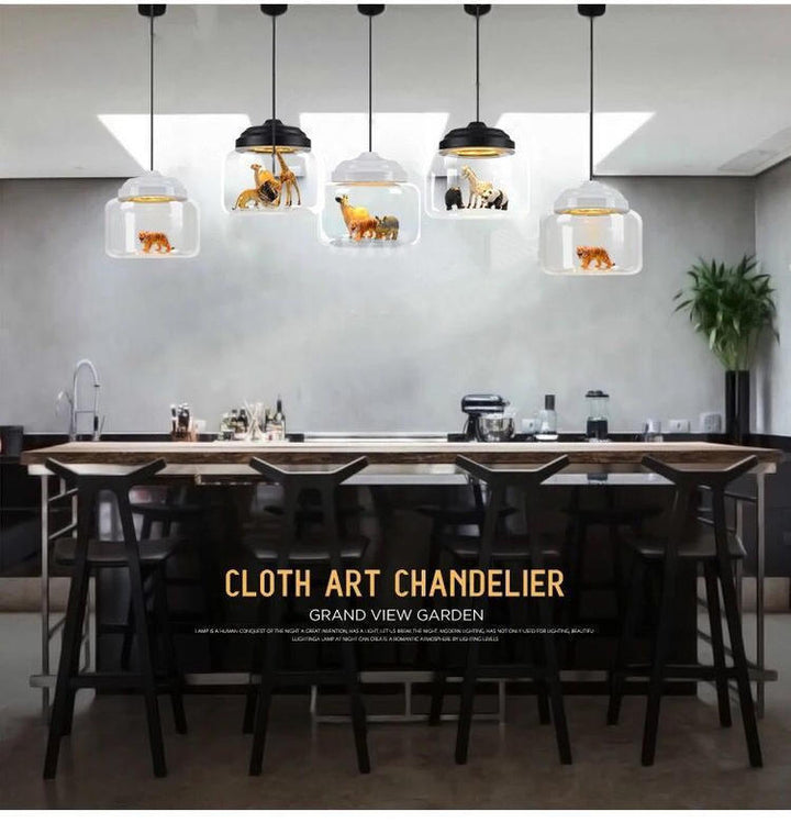Modern Nordic Minimalist Glass Lampshade Pendant Lamp | Kalsten
