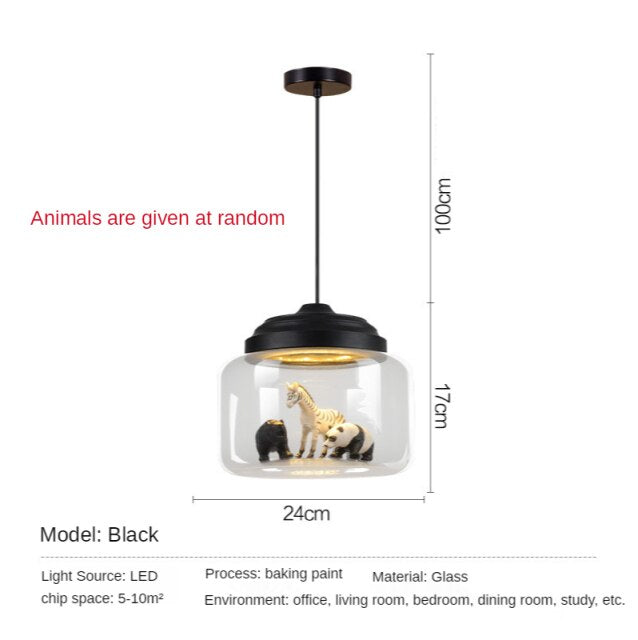 Modern Nordic Minimalist Glass Lampshade Pendant Lamp | Kalsten