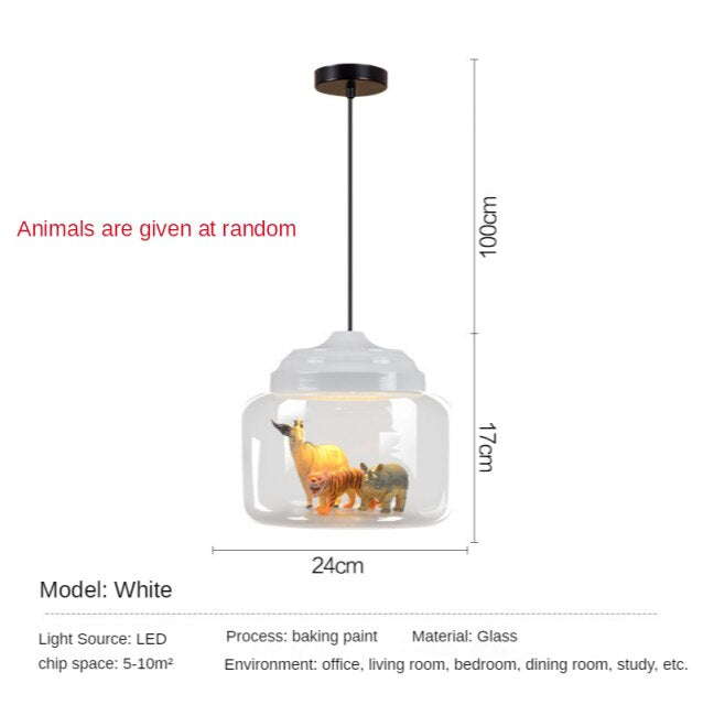 Modern Nordic Minimalist Glass Lampshade Pendant Lamp | Kalsten