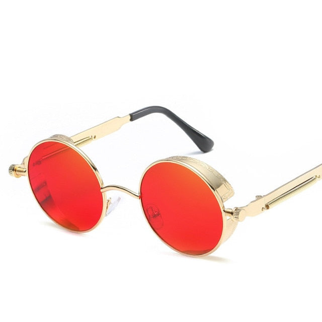 Creative Round Retro Round Metal Sunglasses | Kalsten