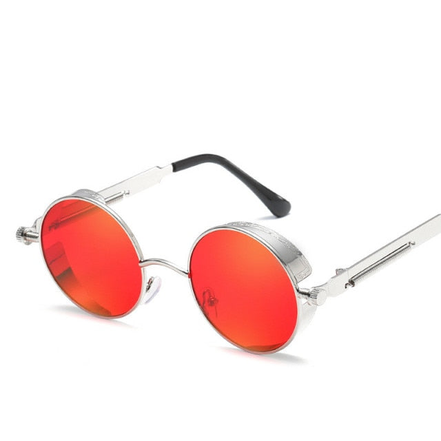 Creative Round Retro Round Metal Sunglasses | Kalsten